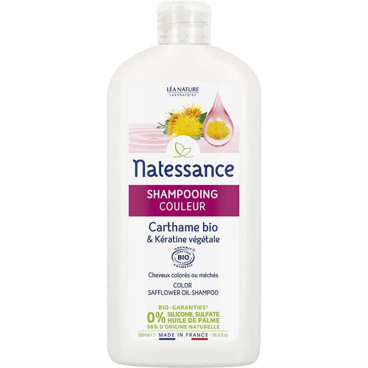 SHAMPOO CAPELLI COLORATI - CARTAMO & CHERATINA Natessance Natessance