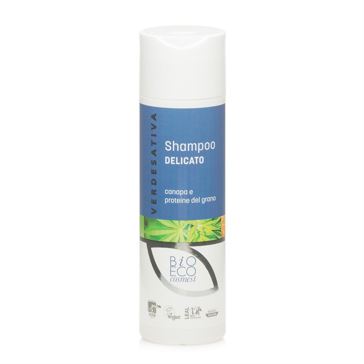 SHAMPOO DELICATO - CANAPA E PROTEINE DEL GRANO Verdesativa200 ml  Verdesativa