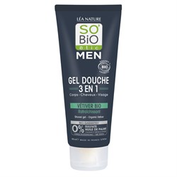 MEN - SHAMPOO-DOCCIA RINFRESCANTE  VETIVER  So'Bio étic