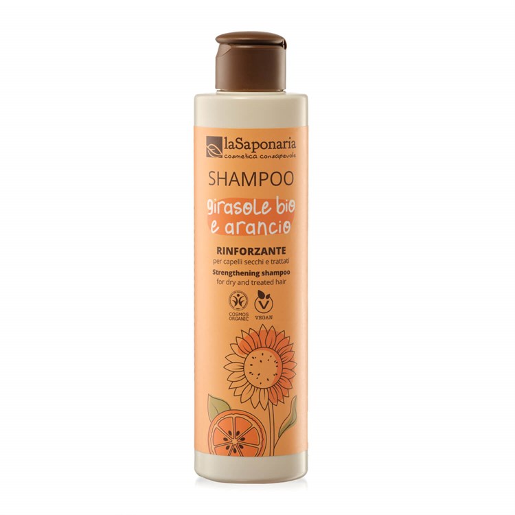 SHAMPOO RINFORZANTE - GIRASOLE E ARANCIO La Saponaria La Saponaria
