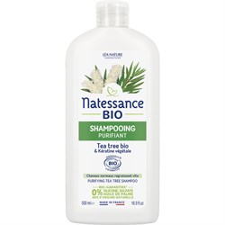 SHAMPOO PURIFICANTE - TEA TREE & CHERATINA 500 ml Natessance