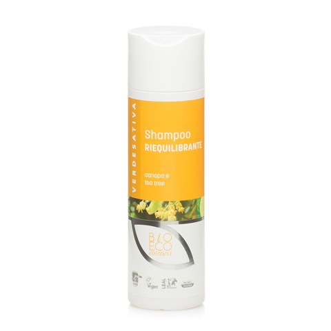 SHAMPOO RIEQUILIBRANTE - CANAPA e TEA TREE