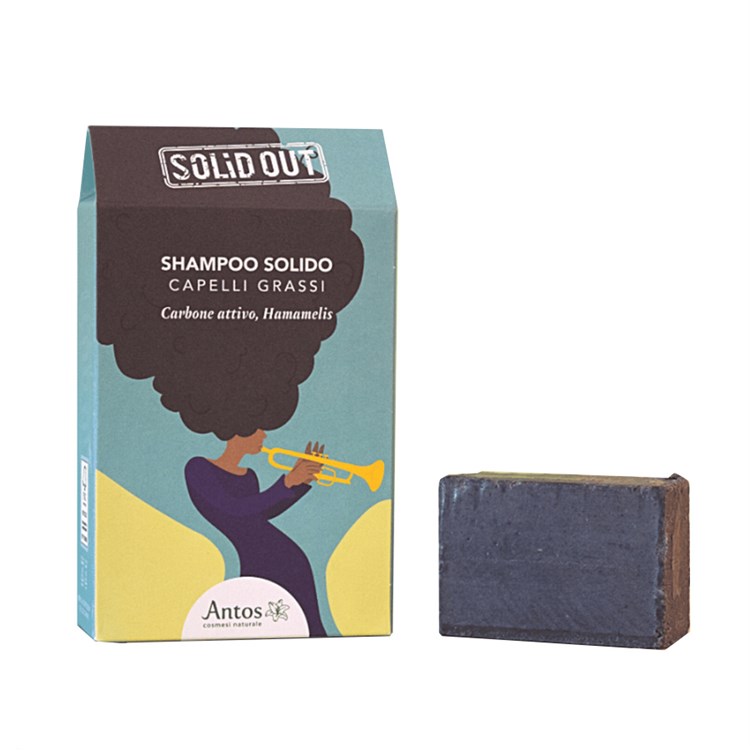 SHAMPOO SOLIDO CAPELLI GRASSI - SOLID OUT Antos Antos