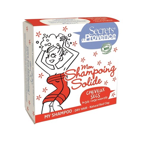SHAMPOO SOLIDO "CAPELLI SECCHI" - ARGILLA ROSSA