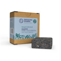 shampoo solido henne e olio di broccoli