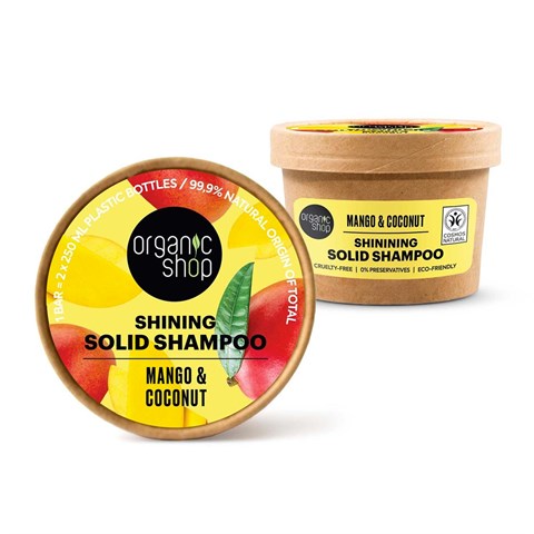 SHAMPOO SOLIDO ILLUMINANTE "MANGO e COCCO"