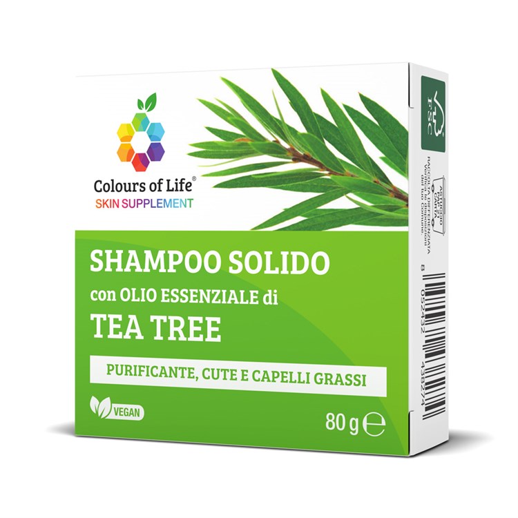SHAMPOO SOLIDO TEA TREE Optima Naturals Optima Naturals