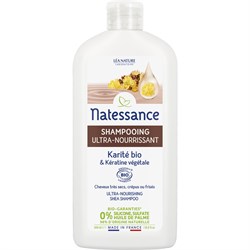 SHAMPOO ULTRA-NUTRIENTE  KARITÈ & CHERATINA  500 ml Natessance