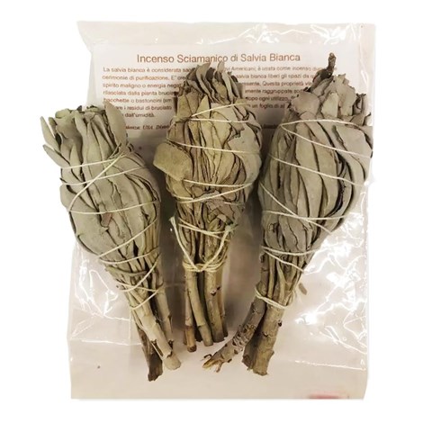 SMUDGE - SALVIA BIANCA - 3 PEZZI