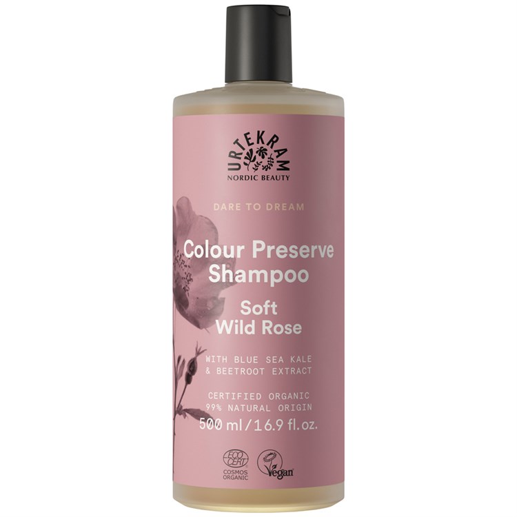 SOFT WILD ROSE - SHAMPOO PER CAPELLI COLORATI Urtekram250 ml  Urtekram