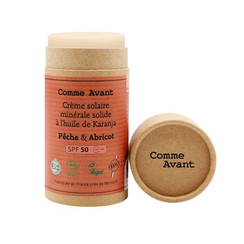 SOLARE SOLIDO SPF 50 - PESCA e ALBICOCCA