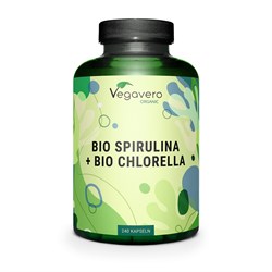 SPIRULINA + CHLORELLA - INTEGRATORE Vegavero