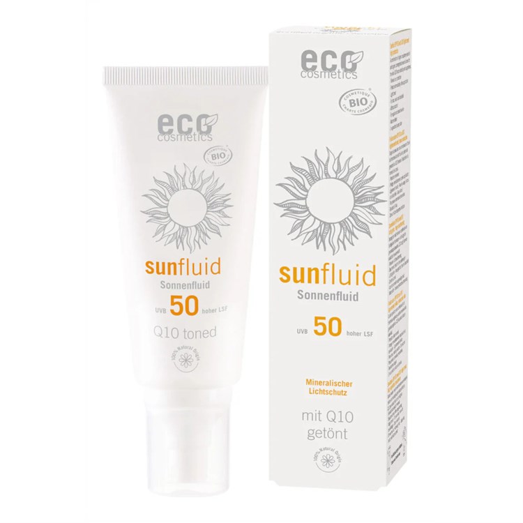 FLUIDO SOLARE SPF 50 COLORATO - COENZIMA Q10 Eco Cosmetics Eco Cosmetics