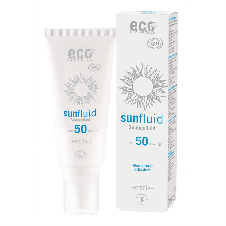 FLUIDO SOLARE SPF 50 - SENSITIVE Eco Cosmetics Eco Cosmetics