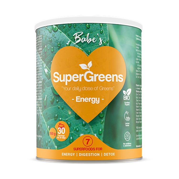SUPERGREENS ENERGY - SUPERFOOD Babe's vitamin Babe's vitamin