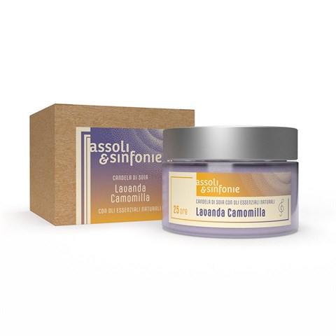 CANDELA DI SOIA - LAVANDA & CAMOMILLA