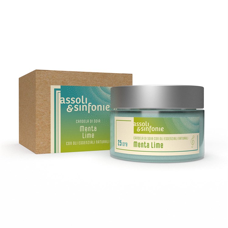 CANDELA PROFUMATA MENTA & LIME - BIOTEKO *Non più assortito *Non più assortito