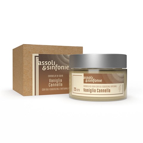 CANDELA DI SOIA - VANIGLIA & CANNELLA