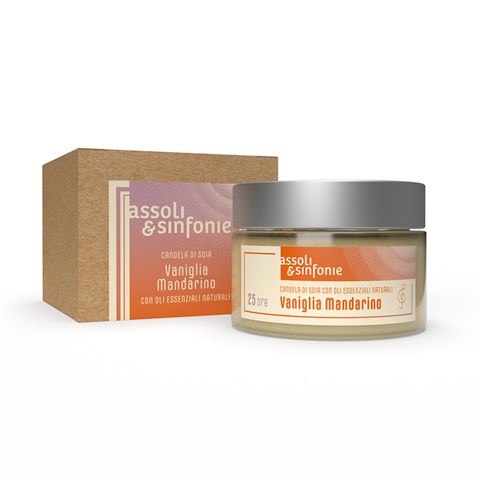 CANDELA DI SOIA - VANIGLIA & MANDARINO