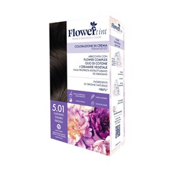 TINTA PER CAPELLI PERMANENTE - 5.01 CASTANO CHIARO FREDDO FlowerTint