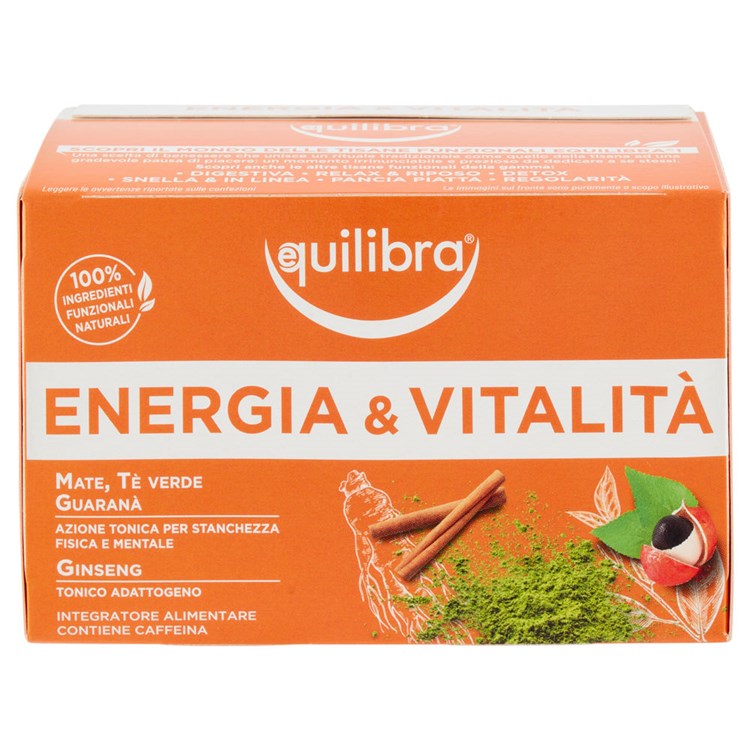 TISANA ENERGIA E VITALITÀ Equilibra Equilibra