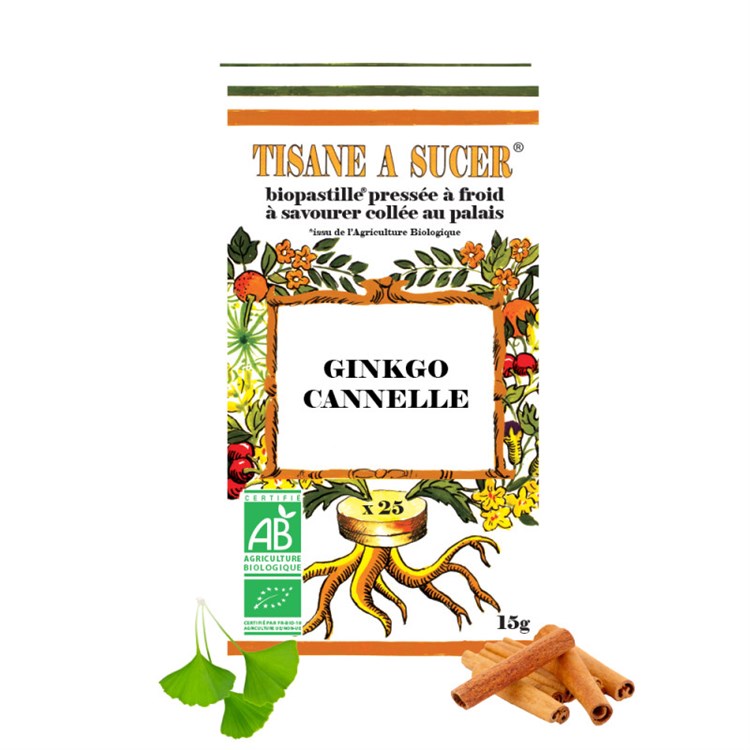 TISANA IN CARAMELLE - GINKGO & CANNELLA *Non più assortito *Non più assortito