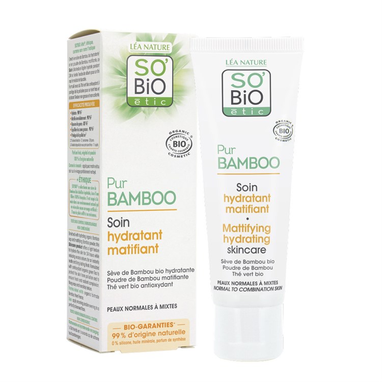 PUR BAMBOO - TRATTAMENTO IDRATANTE OPACIZZANTE So'Bio étic So'Bio étic