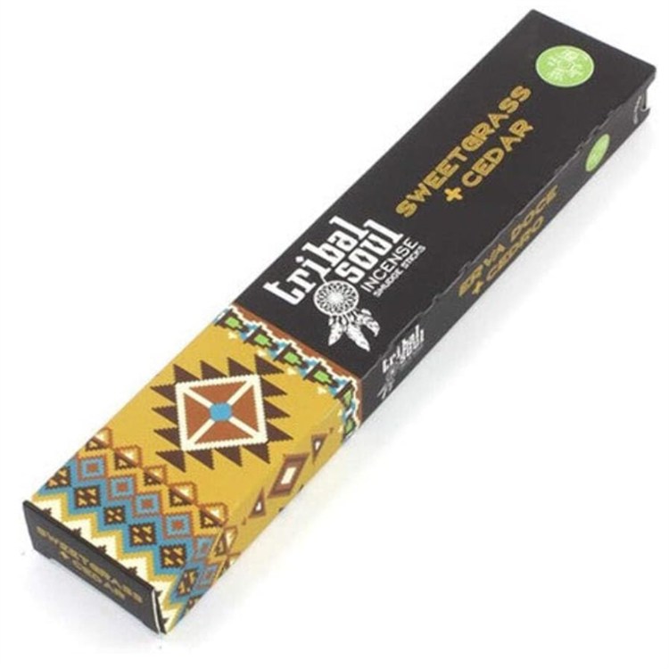 TRIBAL SOUL - INCENSO ERBA DOLCE E CEDRO Incensi & Accessori Incensi & Accessori