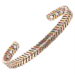 TRICHOS - BRACCIALE MAGNETICO IN RAME Cristalli e altro