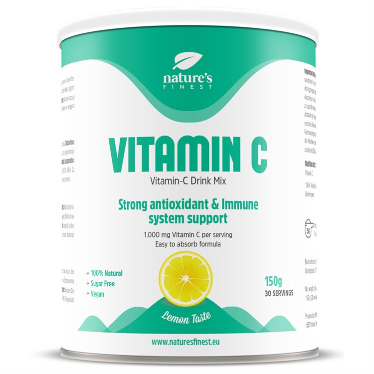 VITAMINA C 1000 mg DRINK MIX - INTEGRATORE Nature's finest Nature's finest