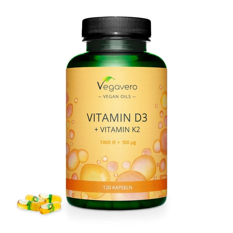 VITAMINA D3 + VITAMINA K2 - INTEGRATORE Vegavero Vegavero