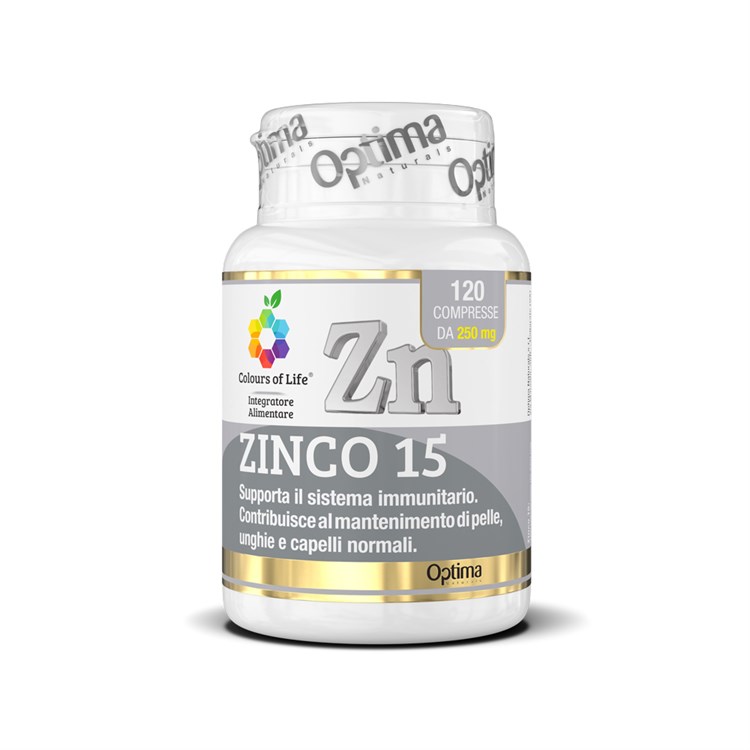 ZINCO 15 - INTEGRATORE Optima Naturals Optima Naturals