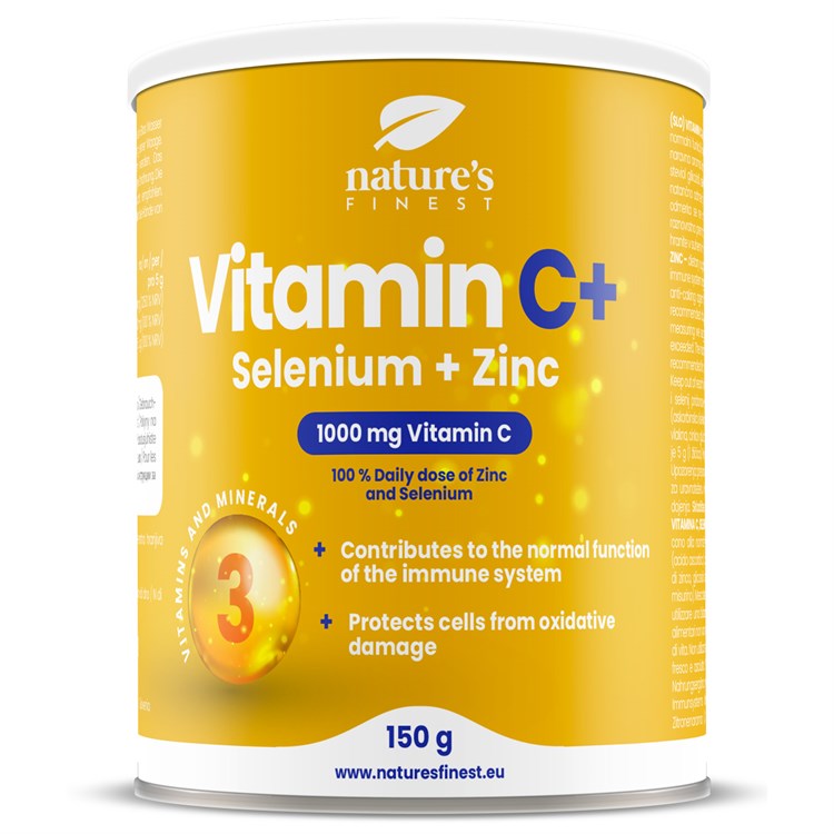 VITAMINA C + SELENIO + ZINCO - INTEGRATORE Nature's finest Nature's finest