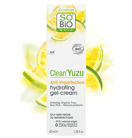 Gel-crema idratante bio Clean'Yuzu di So'Bio étic