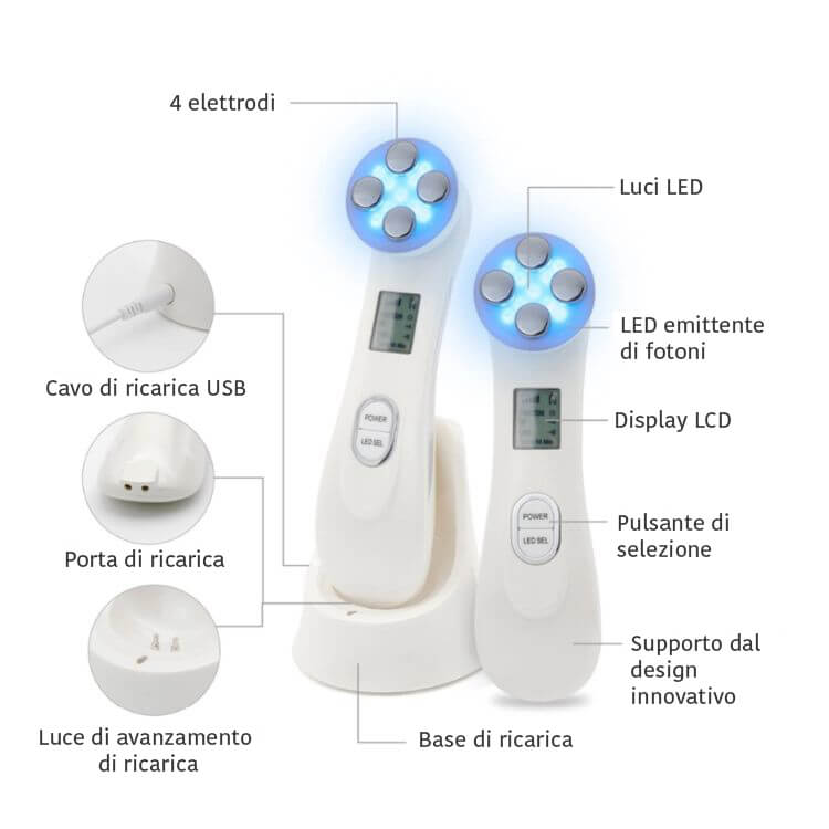 Beauty device multifunzione