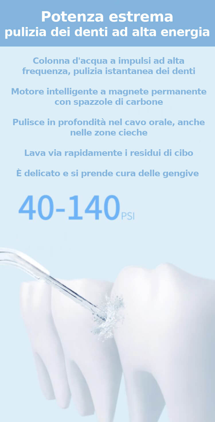 Filo interdentale ad acqua - Idropulsata