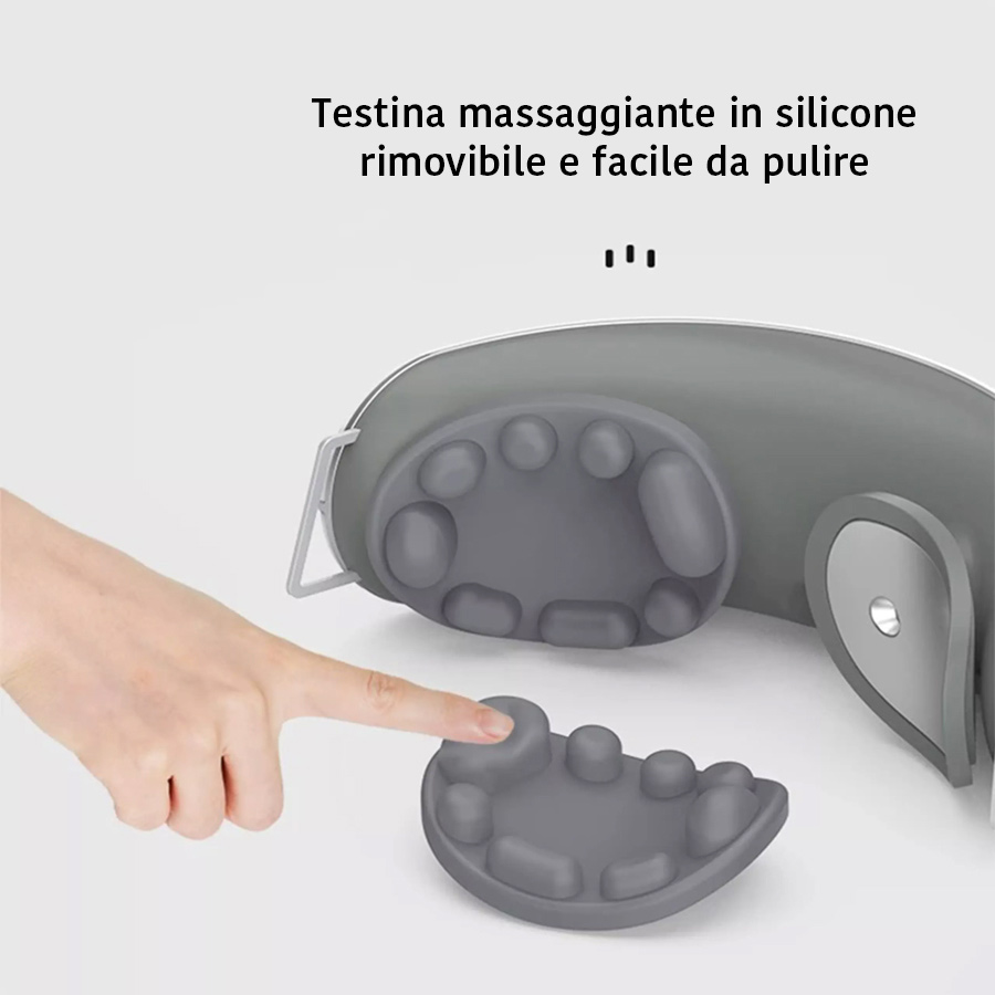 Massaggio smart per occhi stanchi - Testina in silicone rimovibile