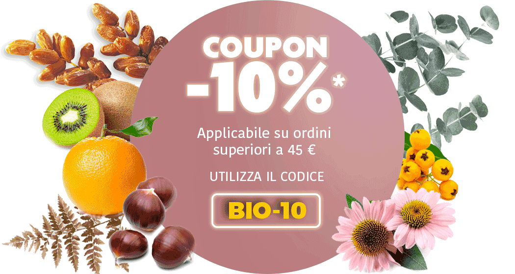 10% di sconto per ordini superiori a 45€, usa il codice BIO-10