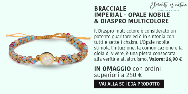 Promo omaggio: Bracciale "Imperial" in Opale nobile e Diaspro multicolore per ordini superiori a 230 €