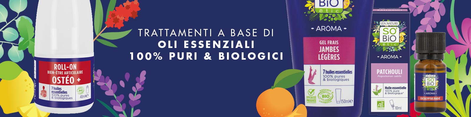 Prodotti bio per l'Aromaterapia di So'Bio étic