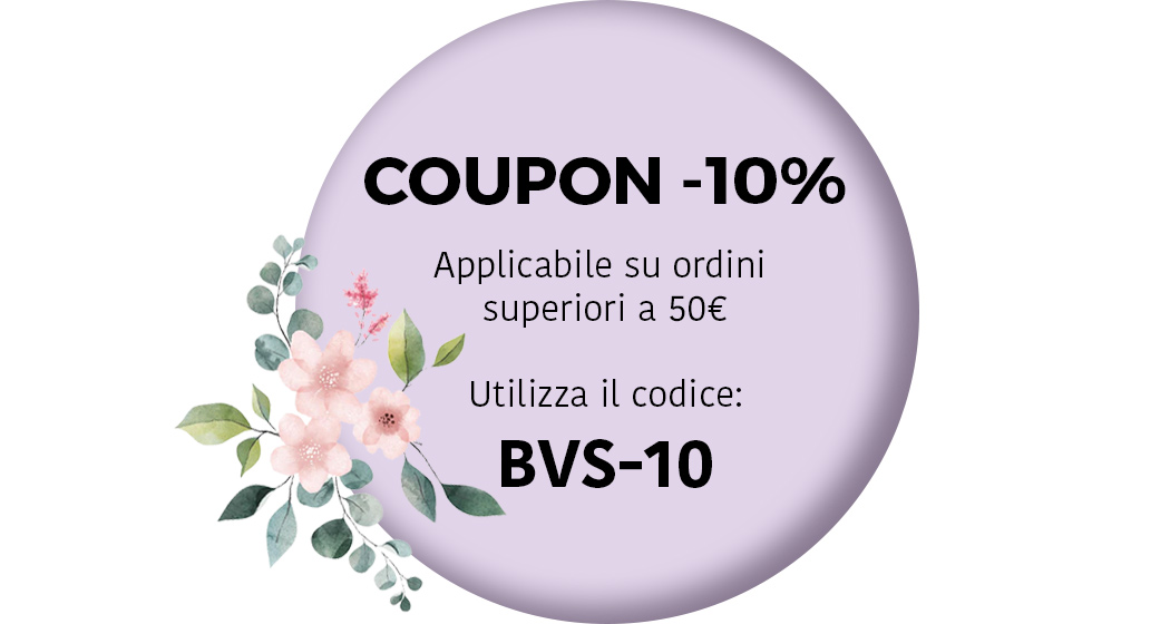 Coupon BioVeganShop per ordini superiori a 50€: -10% codice sconto BVS-10