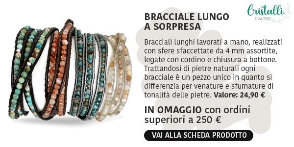 Bracciale lungo a sorpresa in omaggio con ordini superiori a 250 €