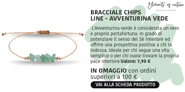 Bracciale Chips Line in Avventurina verde in omaggio con ordini superiori a 100 €