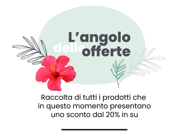 Angolo delle offerte: Raccolta di tutti i prodotti scontati dal 20% in su.