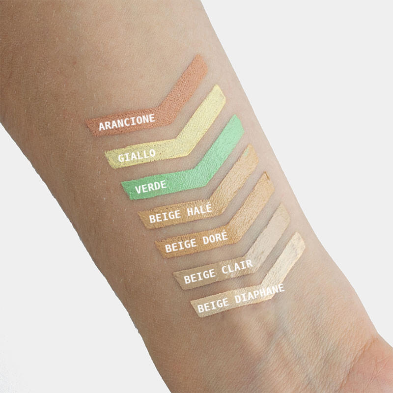 Swatch correttori in stick BoHo green make up