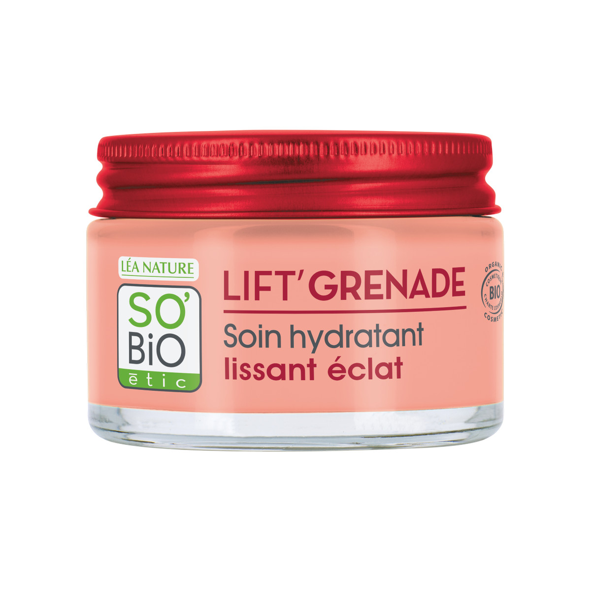 Crema levigante illuminante Lift'Grenade di So'Bio étic